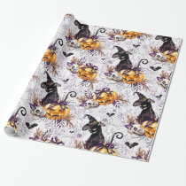 Halloween Witch Wrapping Paper
