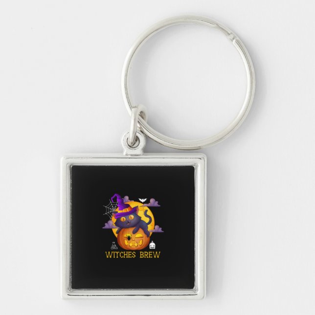 Halloween Witches Brew Keychain (Front)