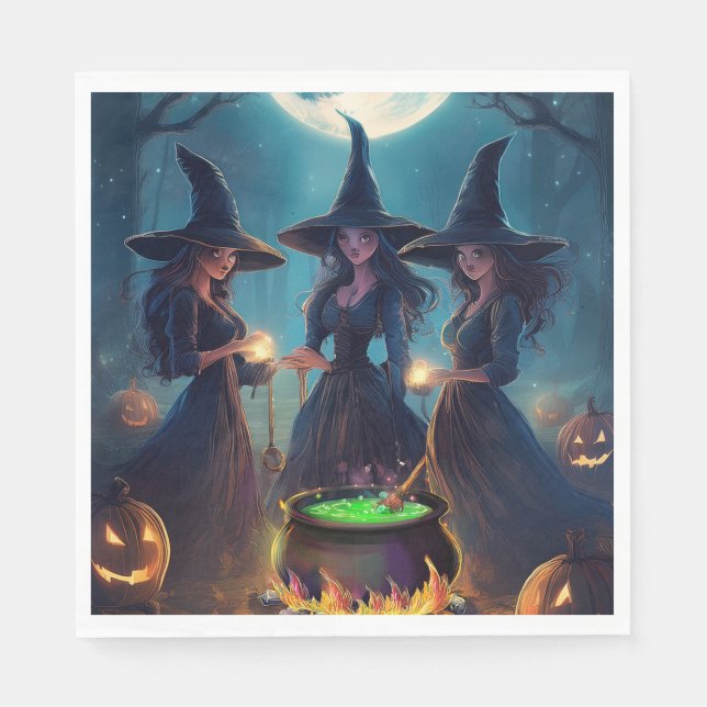 Halloween Witches Brew Napkins (Front)