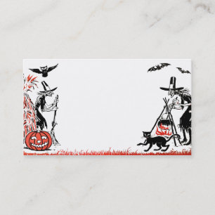 Halloween Witches Business Card