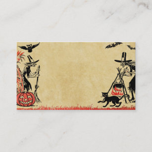 Halloween Witches Business Card