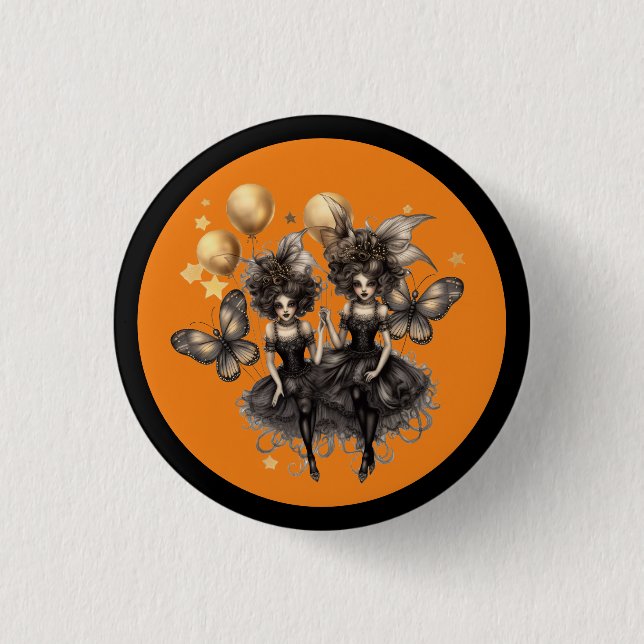 Halloween Witches  Button (Front)
