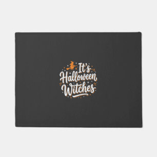 Halloween Witches Cute Witch Quote Design_1 Doormat