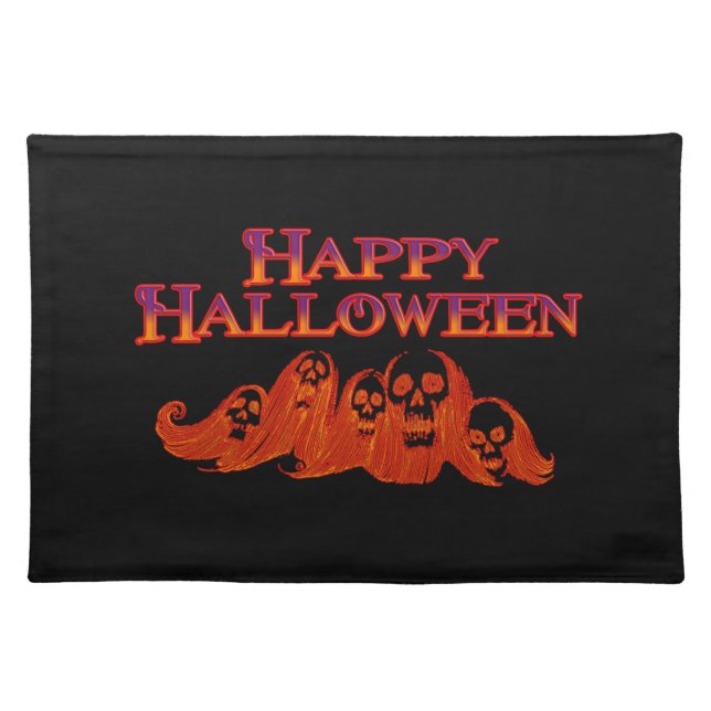 Halloween Witches Happy Halloween Placemat (Front)