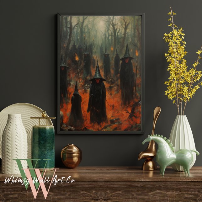Halloween Witches in the Forest Gothic Poster (Creator Uploaded)