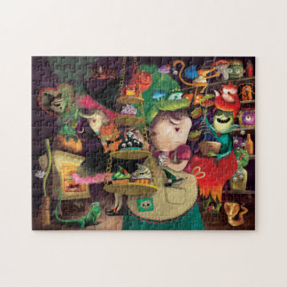 Halloween Witches Kitchen Jigsaw Puzzle