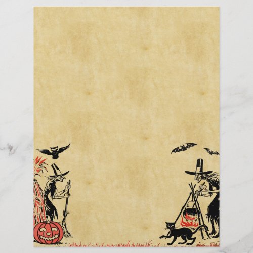 Halloween Witches Letterhead