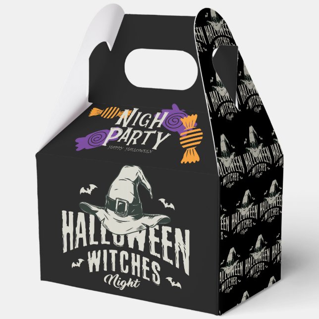 Halloween Witches Night Party Candy Box (Front)