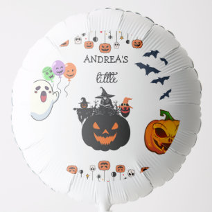 Halloween Witches Pumpkin Baby Shower Balloon