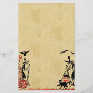 Halloween Witches Stationery