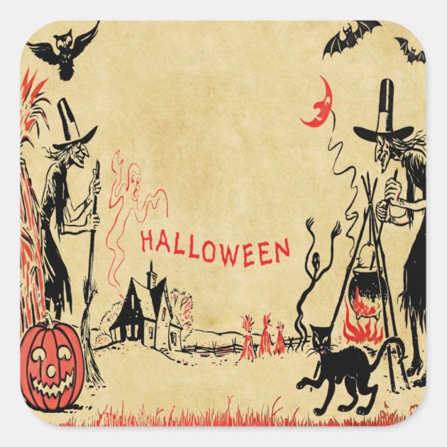 Halloween Witches Sticker
