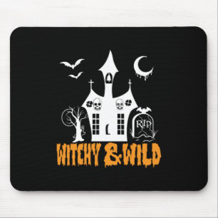 Halloween Witchy And Wild Birthday Mouse Pad