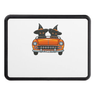 Halloween Witchy Cats Classic T-Shirt Hitch Cover