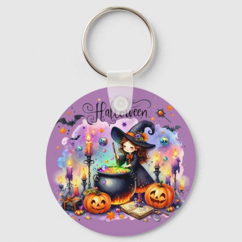 Halloween Witchy Keychain