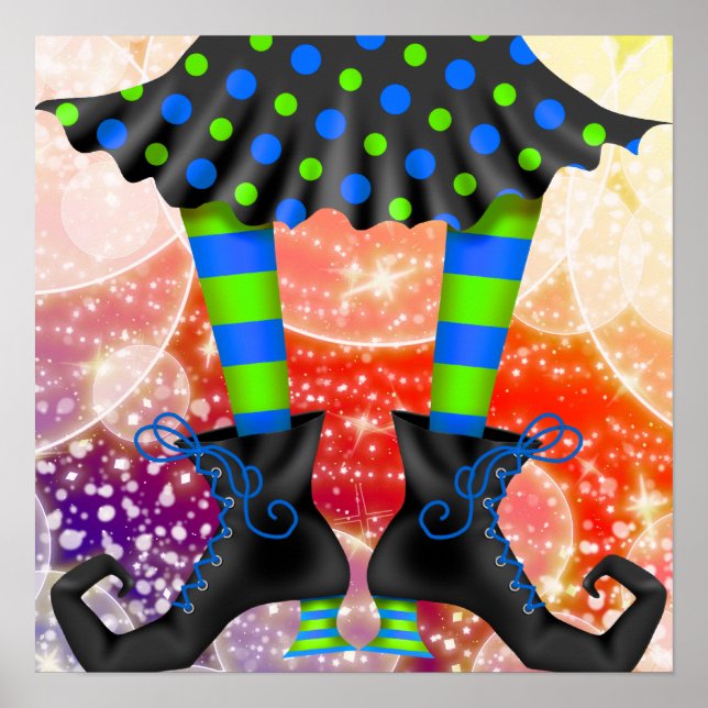Halloween Witchy Legs - SRF Poster (Front)