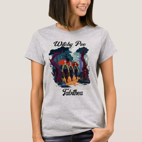 Halloween Witchy Poo Tee Personalize T_Shirt