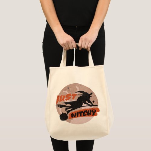 Halloween Witchy Retro Witch Costume Candy Tote Bag