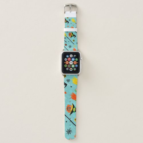 Halloween Witchy Seamless Theme Apple Watch Band