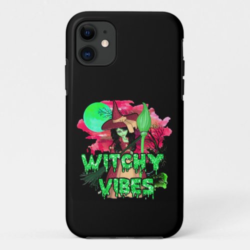 Halloween Witchy Vibes iPhone 11 Case