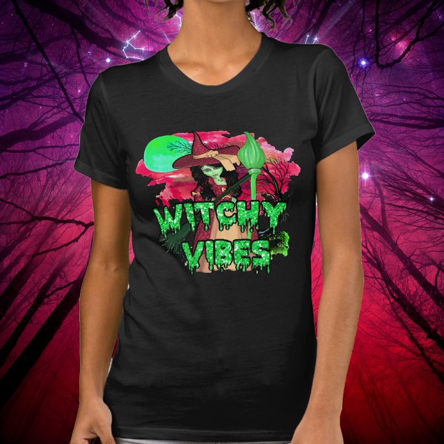 Halloween Witchy Vibes T-Shirt (Creator Uploaded)