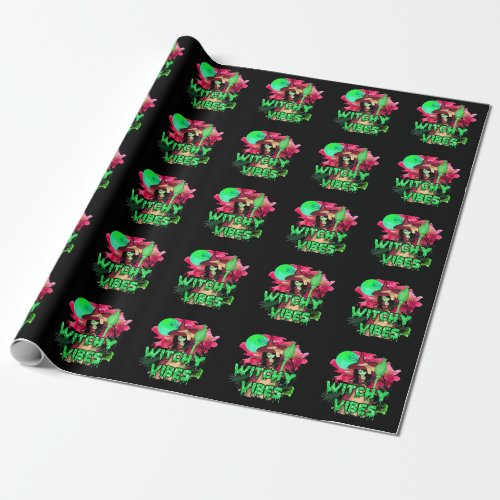 Halloween Witchy Vibes Wrapping Paper