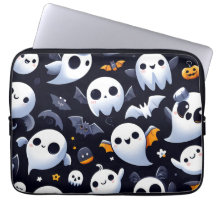 Halloween with cute ghost