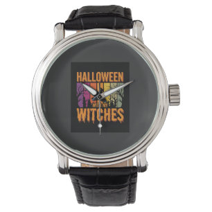 Halloween With My Witches Retro Sunset Watch