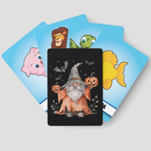 Halloween Wizard Gnome Matching Game Cards