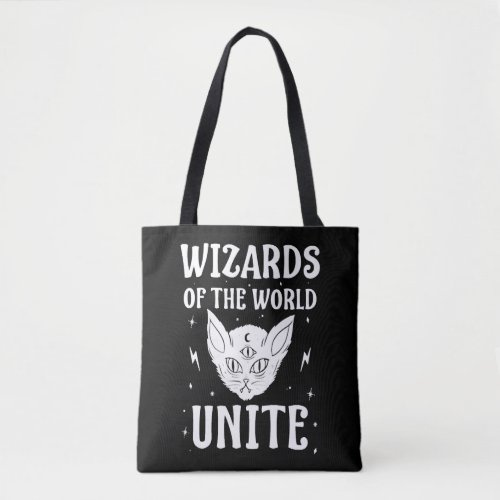 Halloween Wizzard Funny for Men Wiccan Witchcraft Tote Bag