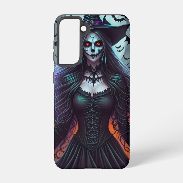 Halloween woman samsung galaxy case (Back)