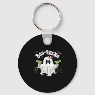 Halloween Women's Ghost Boo Racha Funny Margarita Keychain