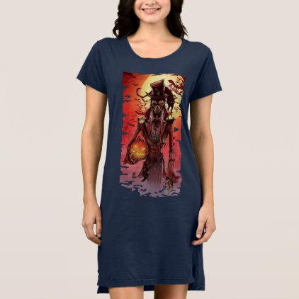 Halloween Women&#39;s T-Shirt Dress