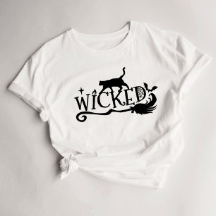 Halloween Womens Witchy Wicked T-Shirt 