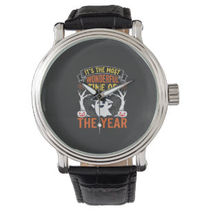 Halloween Wonderful Time Ghost and Pumpkin Vintage Watch