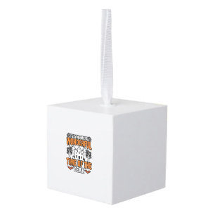 Halloween Wonderful Time Of Year Vintage Shirt Des Cube Ornament