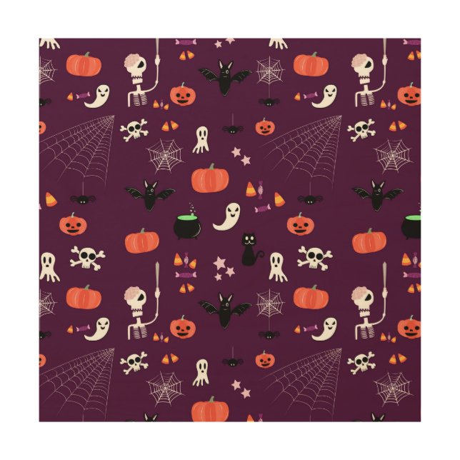 Halloween Wood Wall Art (Front)