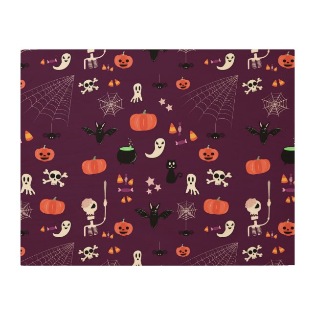Halloween Wood Wall Art (Front)