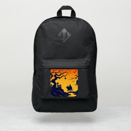 Halloween _ Woodcut Style 8 Port Authority Backpack