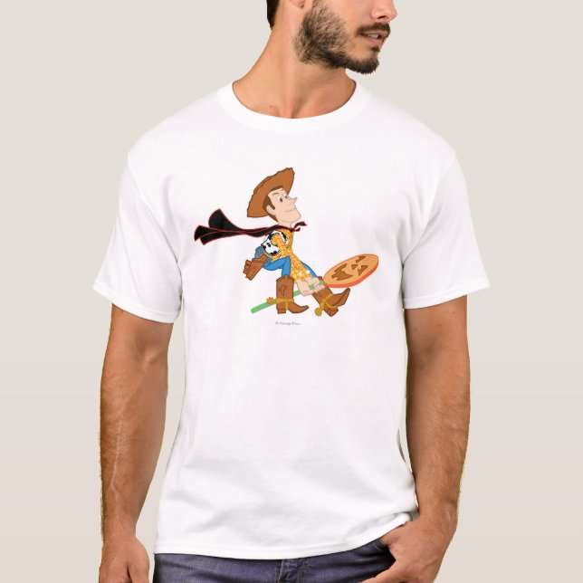 Halloween Woody in Cape T-Shirt (Front)