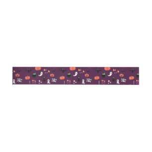 Halloween Wrap Around Address Label