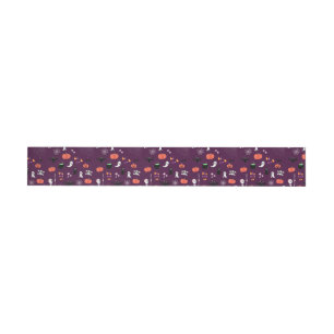 Halloween Wrap Around Address Label