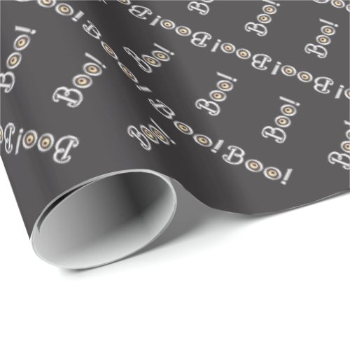 Halloween Wrapping Paper Cute BOO GiftPaper