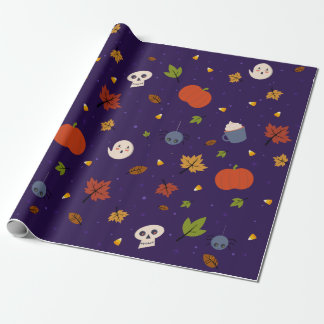 Halloween Wrapping Paper Cute Little Spooks
