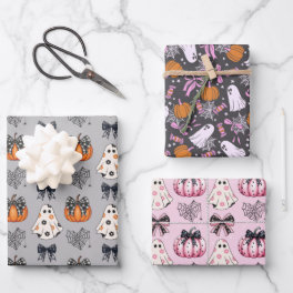 Halloween Wrapping Paper Sheets