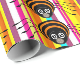 Halloween  Wrapping Paper, Spider Paper