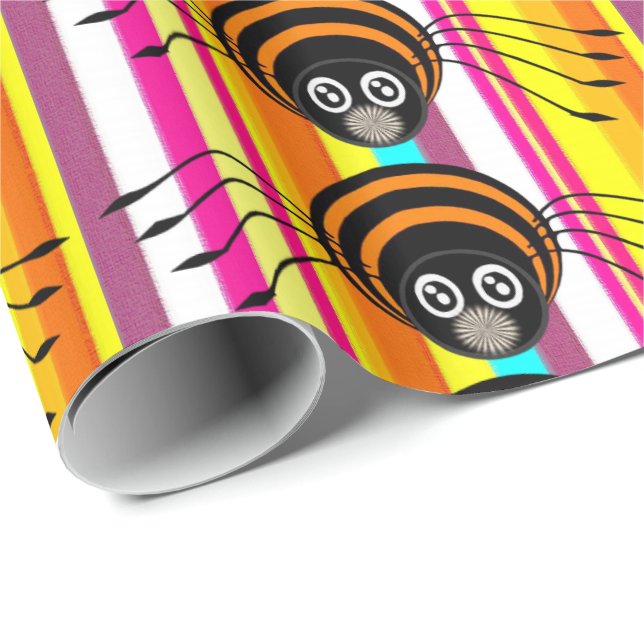 Halloween  Wrapping Paper, Spider Paper (Roll Corner)