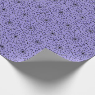 Halloween Wrapping Paper-Spider Webs Paper