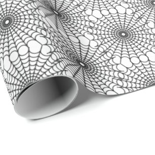 Halloween Wrapping Paper-Spider Webs Wrapping Paper
