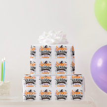 Halloween Wrapping Paper With Personalized Name