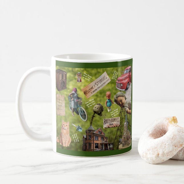 Halloween Wraps - Sturgis Coffee Mug (With Donut)